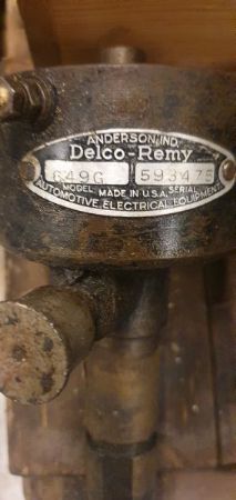 Delco Remy Strmford Chevrolet 1937 649 G